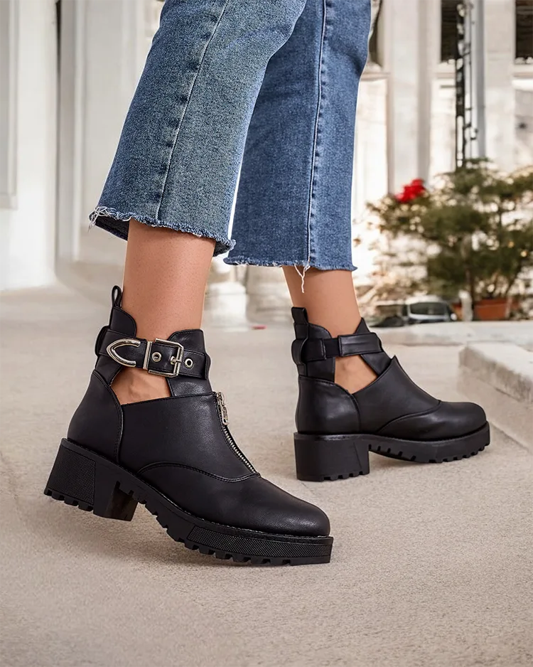 Royalfashion Moteriški batai modelio booterkės Komowi