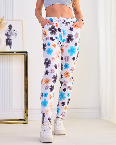 Royalfashion Женские брюки из цветочной ткани