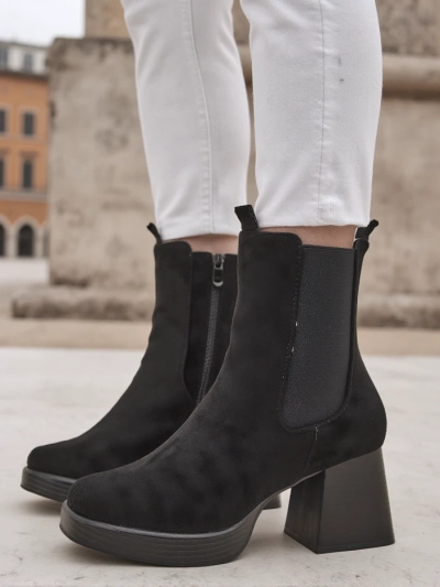 Женские ankle boots Royalfashion на квадратном каблуке Miezo