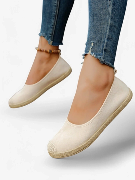 Royalfashion Moteriški ekologiški zomšos espadrilės Aroles