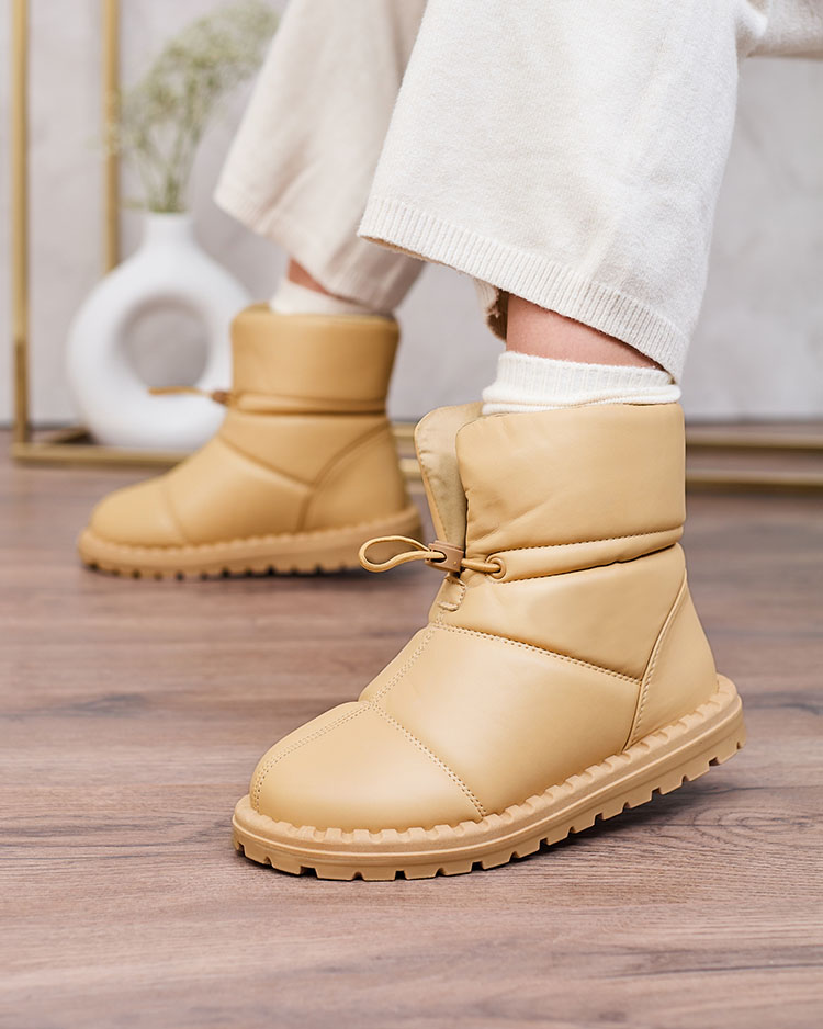 Royalfashion Женские сапоги-скольжения коричневого цвета Nevonsisia