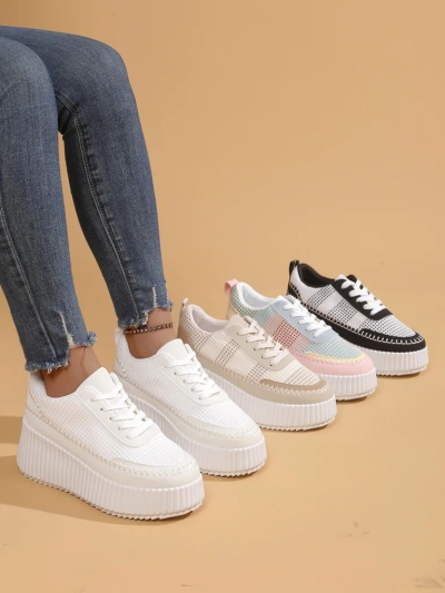 Royalfashion Женские платформенные кроссовки Siserra