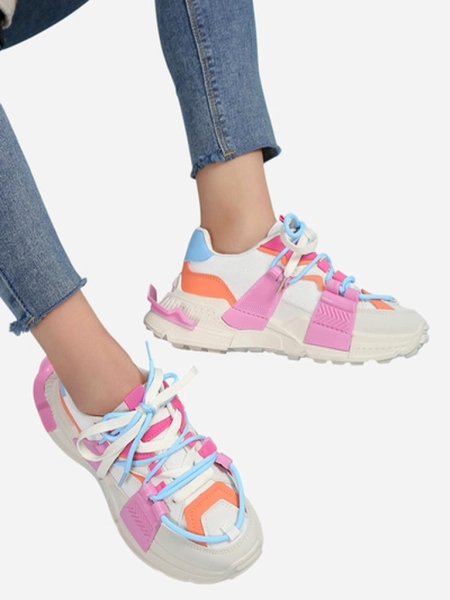 Royalfashion Moteriški sportiniai sneakersai su gumos įdėklais Bubble