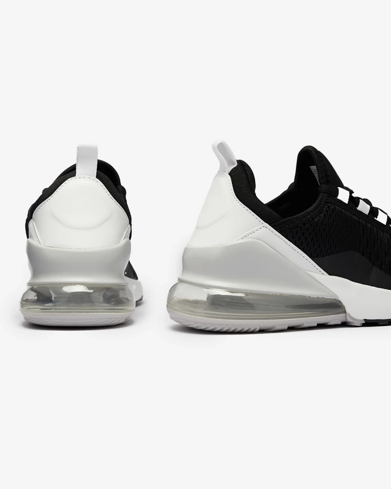 Черные женские спортивные туфли с белой вставкой Neterika - Обувь