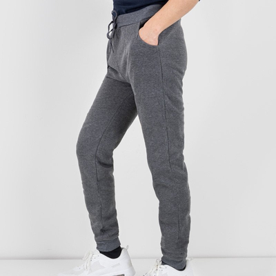 Мужские серые утепленные костюмы - Одежда