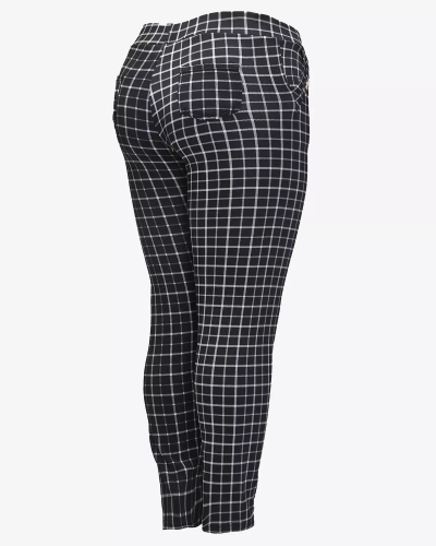 Juodos languotos moteriškos tegings kelnės PLUS SIZE- Drabužiai