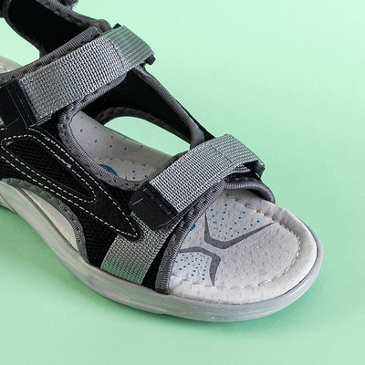 Berniukų juodos spalvos „Asitop“ velcro sandalai - Batai