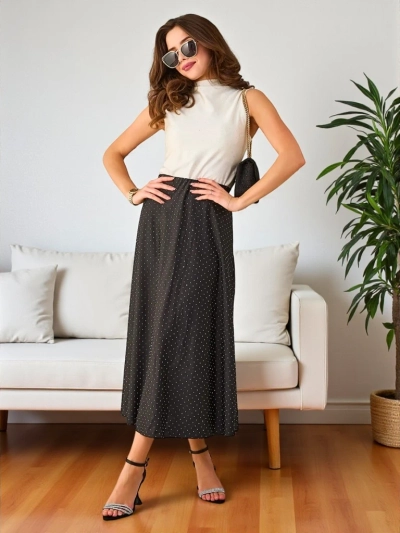 Royalfashion moterų midi sijonas