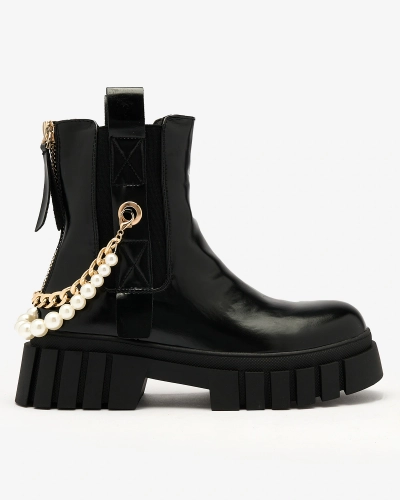 Royalfashion Черные женские сапоги Zifosca