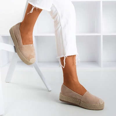 Светло-коричневые эспадрильи на платформе Roseanne - Обувь