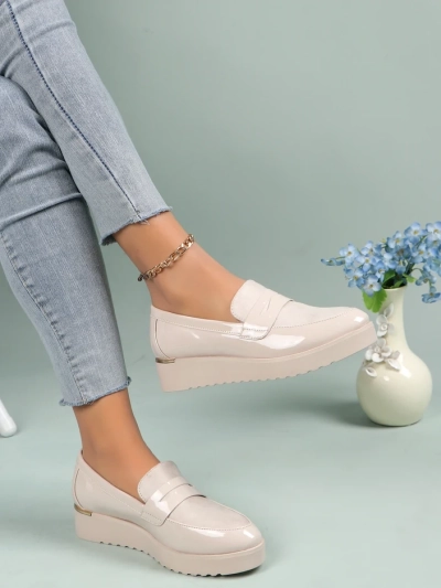 Royalfashion Женские Лакированные Мокасины Afidale