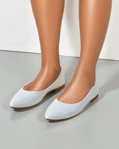 Royalfashion Женские балетки из патентованной экокожи Aramiese