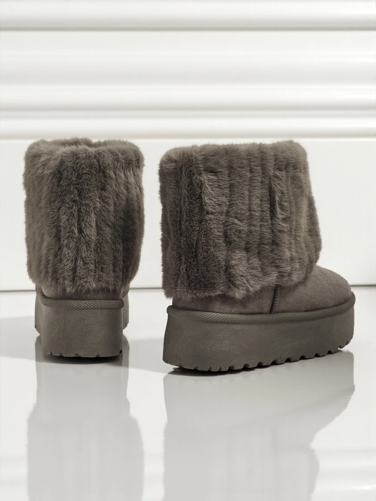 Ботинки a'la снегоходы женские с мехом Irelle