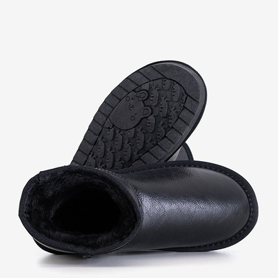 Детские зимние сапоги Yola черные - Обувь