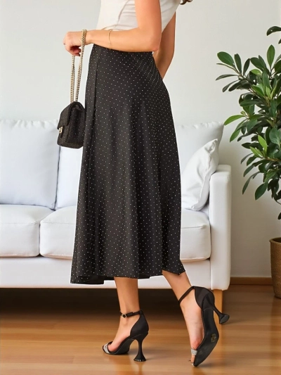 Royalfashion moterų midi sijonas