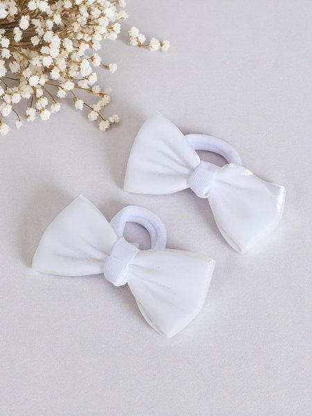 Royalfashion 2 plaukų gumyčių su kaspinais rinkinys