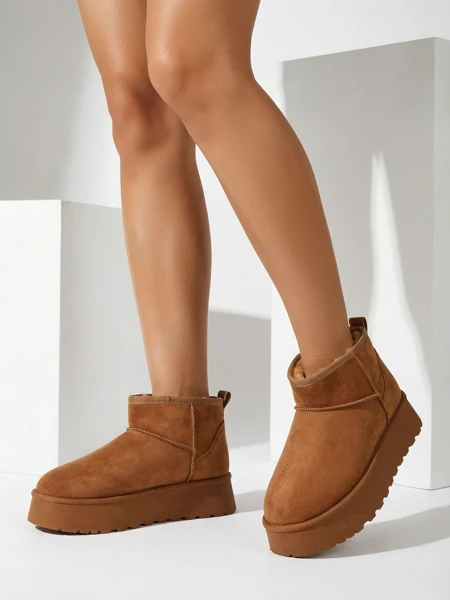 Royalfashion trumpas bateliai, primenantys moteriškus sniego batus Fortesse