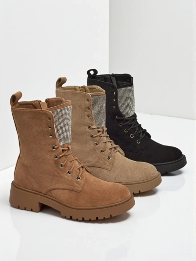 Eko zomšiniai moteriški aulinukai suvarstomi Ferlyne