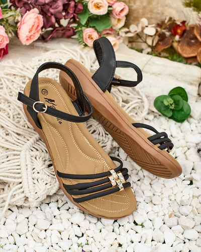 "Royalfashion" Dekoruoti moteriški sandalai "Sun Crusher"
