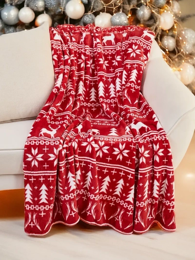 Karališkas mada Kalėdų antklodė 160x200