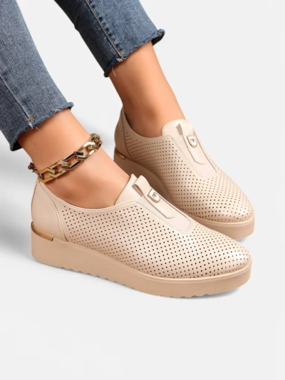 Royalfashion Slip-on moteriški perforuoti bateliai Goffies