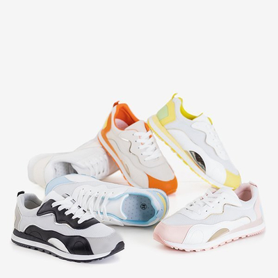 Pomarańczowo-beżowe buty sportowe Mavena - Obuwie