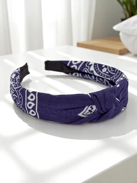 Royalfashion Raštuotas plaukų lankelis Lena