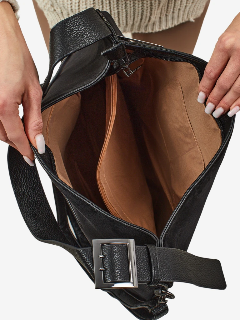 Женская сумка-шоппер из эко-замши Donenn