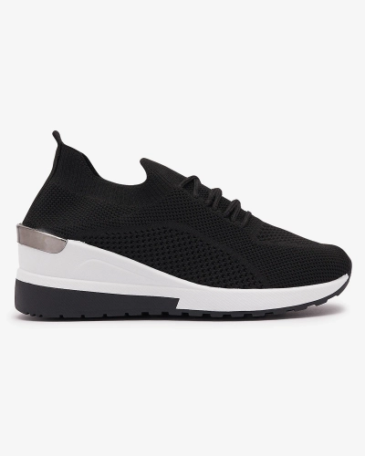 Черные женские спортивные туфли со скрытым якорем Ahelle- Footwear