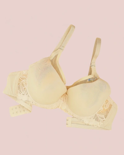 Royalfashion Moteriškas paminkštintas liemenėlė su tinklu