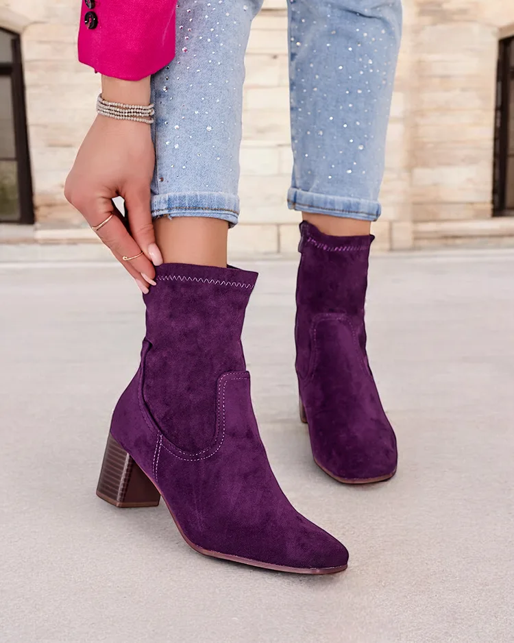 Женские ботильоны на каблуке Royalfashion Florin