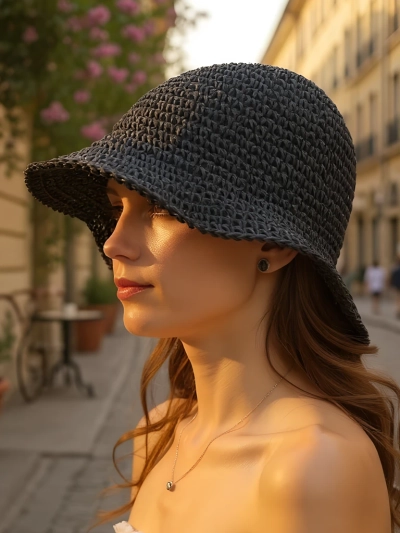 Royalfashion Moteriška šiaudinė skrybėlė Shade Muse