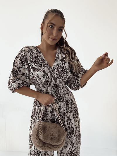 Royalfashion Узорчатый женский комбинезон