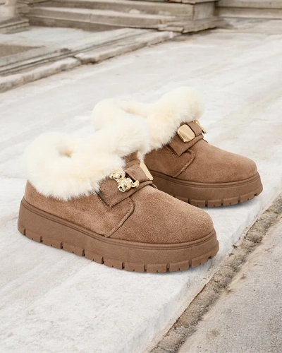 Royalfashion Женские короткие сапоги a'la snow boots Dobis