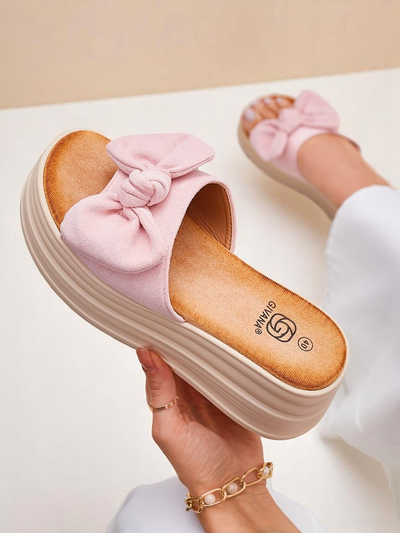 Royalfashion Женские шлёпанцы на платформе Givan