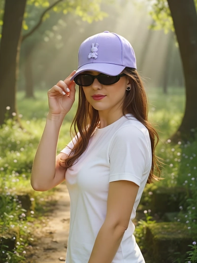 Royalfashion Кепка с нашивкой Bunny Chic