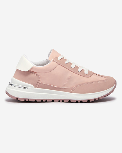 Женские розовые спортивные туфли на шнуровке Sweri - Обувь