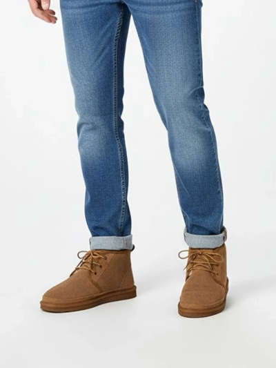 Vyriški Aulinukai Luna Ruda Odiniai Laisvalaikio Žieminiai