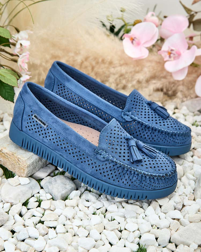 Royalfashion Moteriški ažūriniai mokasinai Molaffa