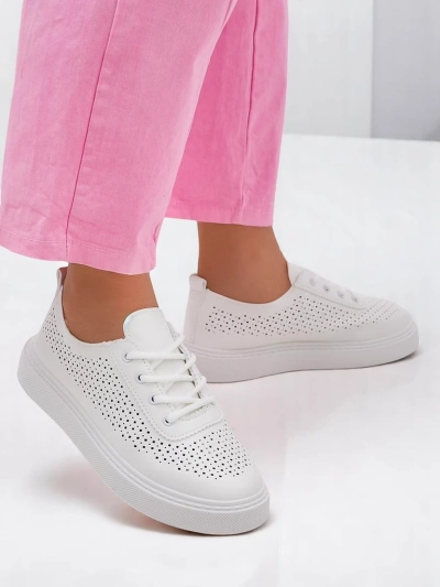 Royalfashion Женские ажурные спортивные туфли на шнуровке Adette