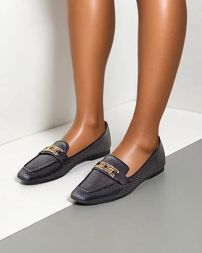 Royalfashion Atvirų moteriškų mokasinų Besione