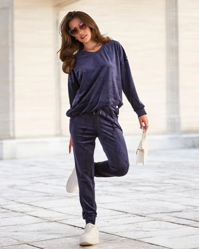 Royalfashion Женский комплект а'ля велюр