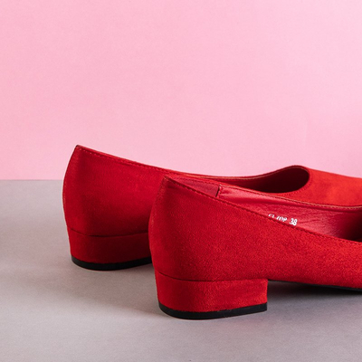 Красные женские туфли Naliza