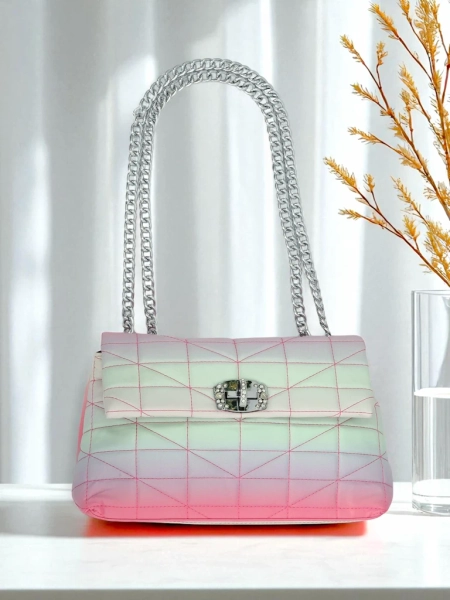 Royalfashion Maža moteriška rankinė iš ekologiškos odos ombre Sophie Rose