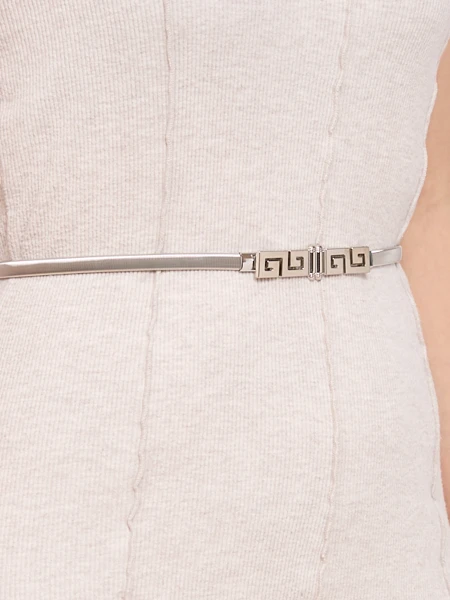 Moteriškas metalinis sidabrinis diržas Herakleso Graikijos glamūras stilingas 64-100 cm