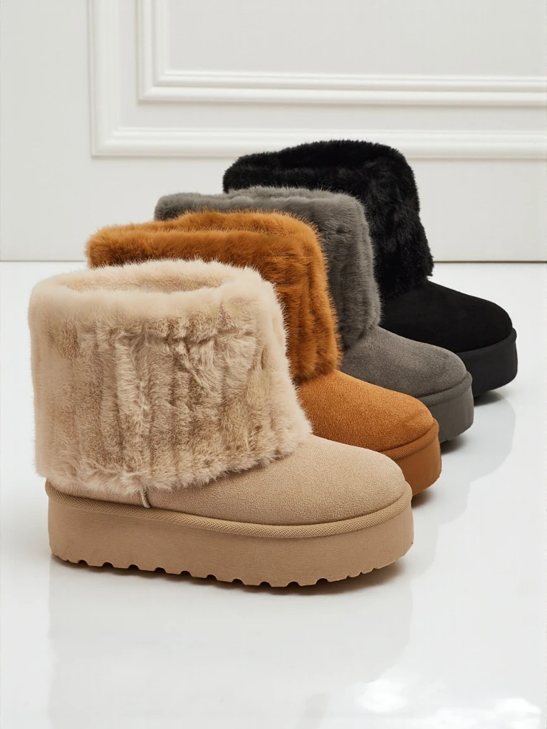 Ботинки a'la снегоходы женские с мехом Irelle