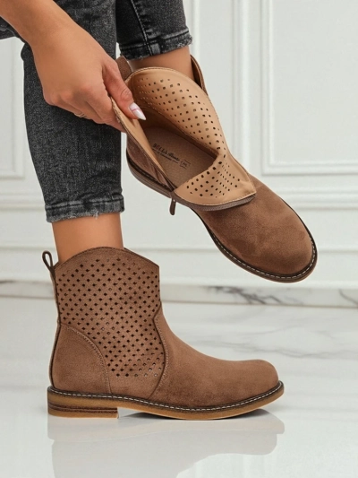 Royalfashion Женские ажурные ботильоны Toffas