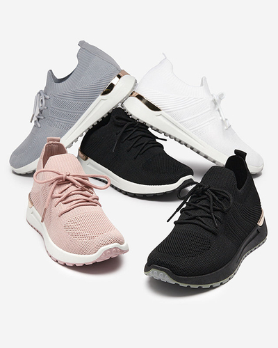 OUTLET Женские белые плетеные кроссовки Ferroni - Обувь