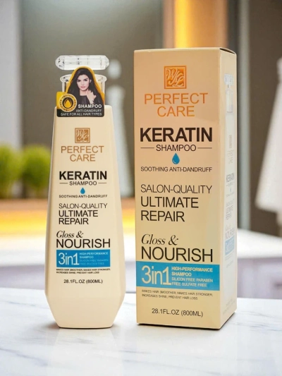 Keratin Anti-Dandruff Shampoo Perseus Gloss Nourish 3in1 800ml