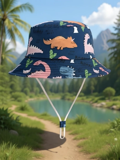 Royalfashion Vaikiška kibiro formos kepurė „Happy Patches“